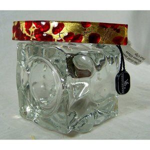 Murano Glass Venetiaurum 24K Gold Barrette Metallic Base NWT Made in Italy